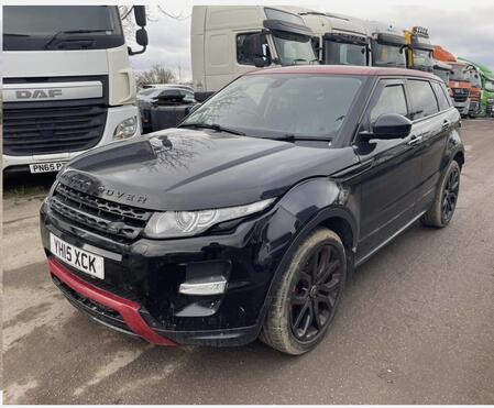 LAND ROVER RANGE ROVER EVOQUE 2015 LAND ROVER RANGE EVOQUE DYNAMIC LUX PACK 2.2 DIESEL DAMAGED SALVAGE